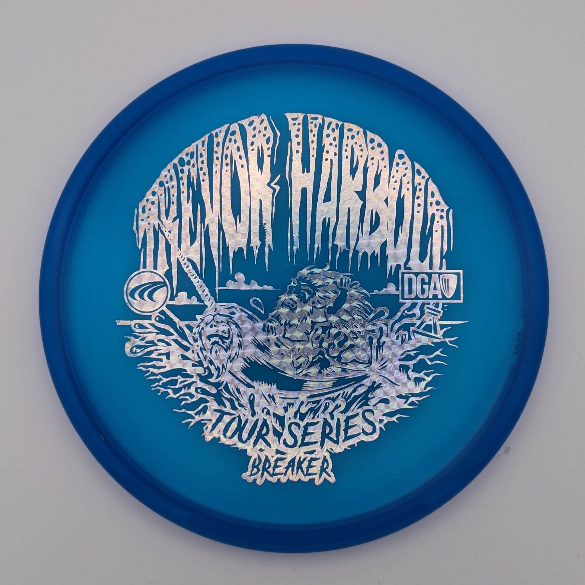 DGA Putt & Approach Breaker Ice Clear Trevor Harbolt's Tour Series Blue