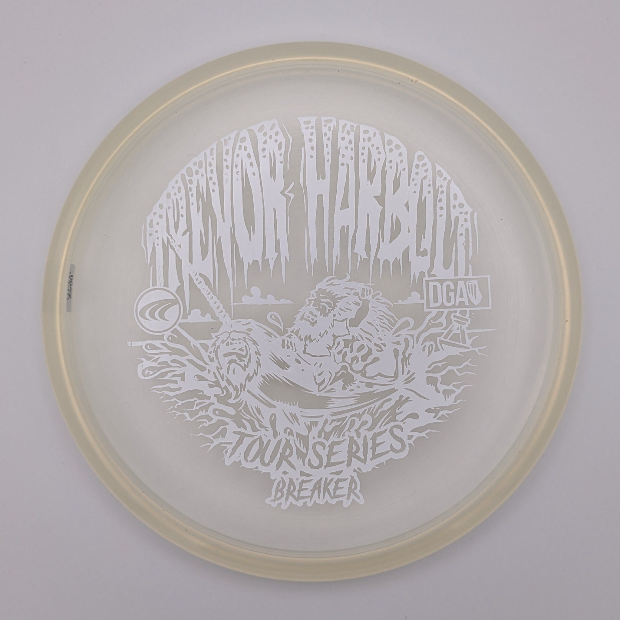 DGA Putt & Approach Breaker Ice Clear Trevor Harbolt's Tour Series Ice White