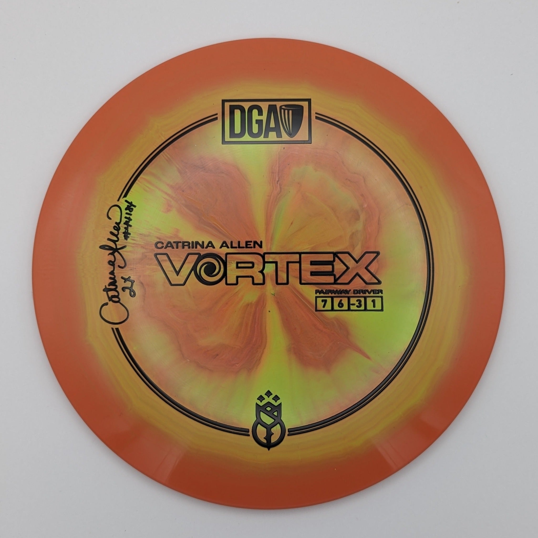 DGA Fairway Driver Vortex Pro-Line 2X World Champion Team Member Catrina Allen Orange