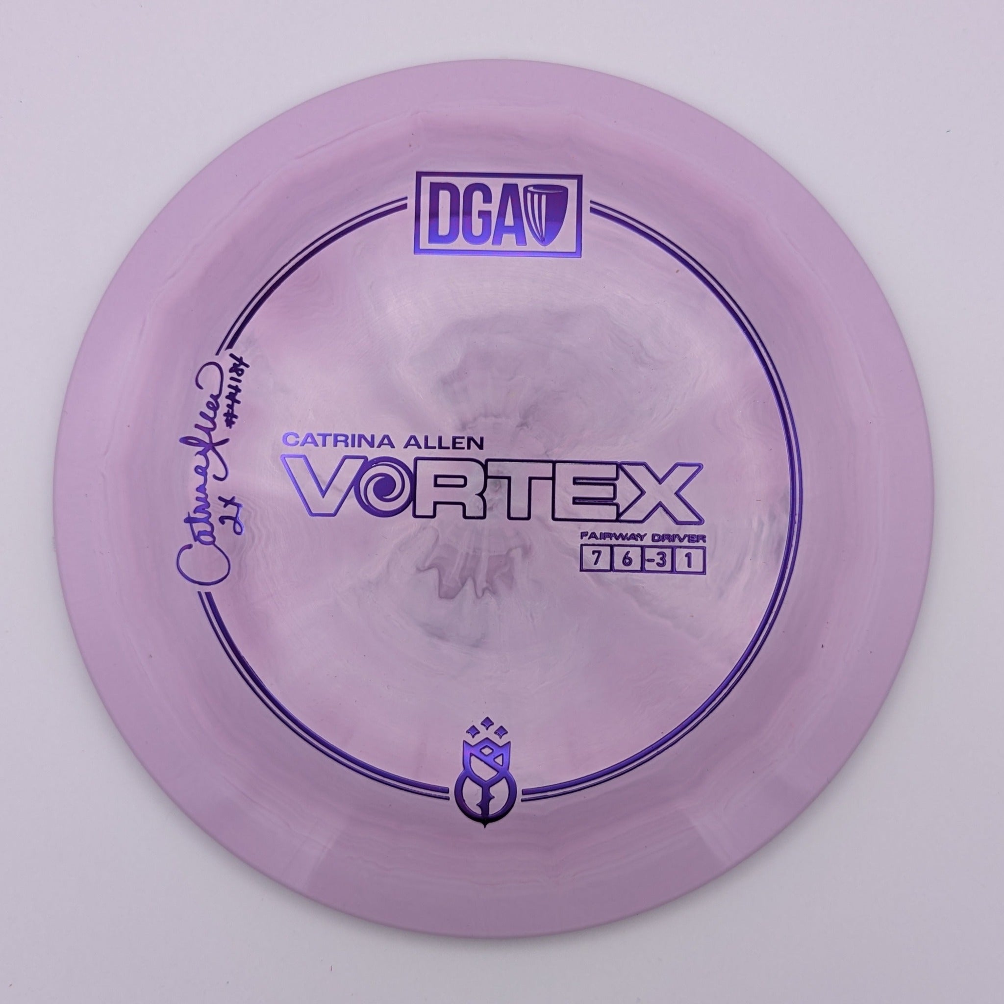 DGA Fairway Driver Vortex Pro-Line 2X World Champion Team Member Catrina Allen Purple