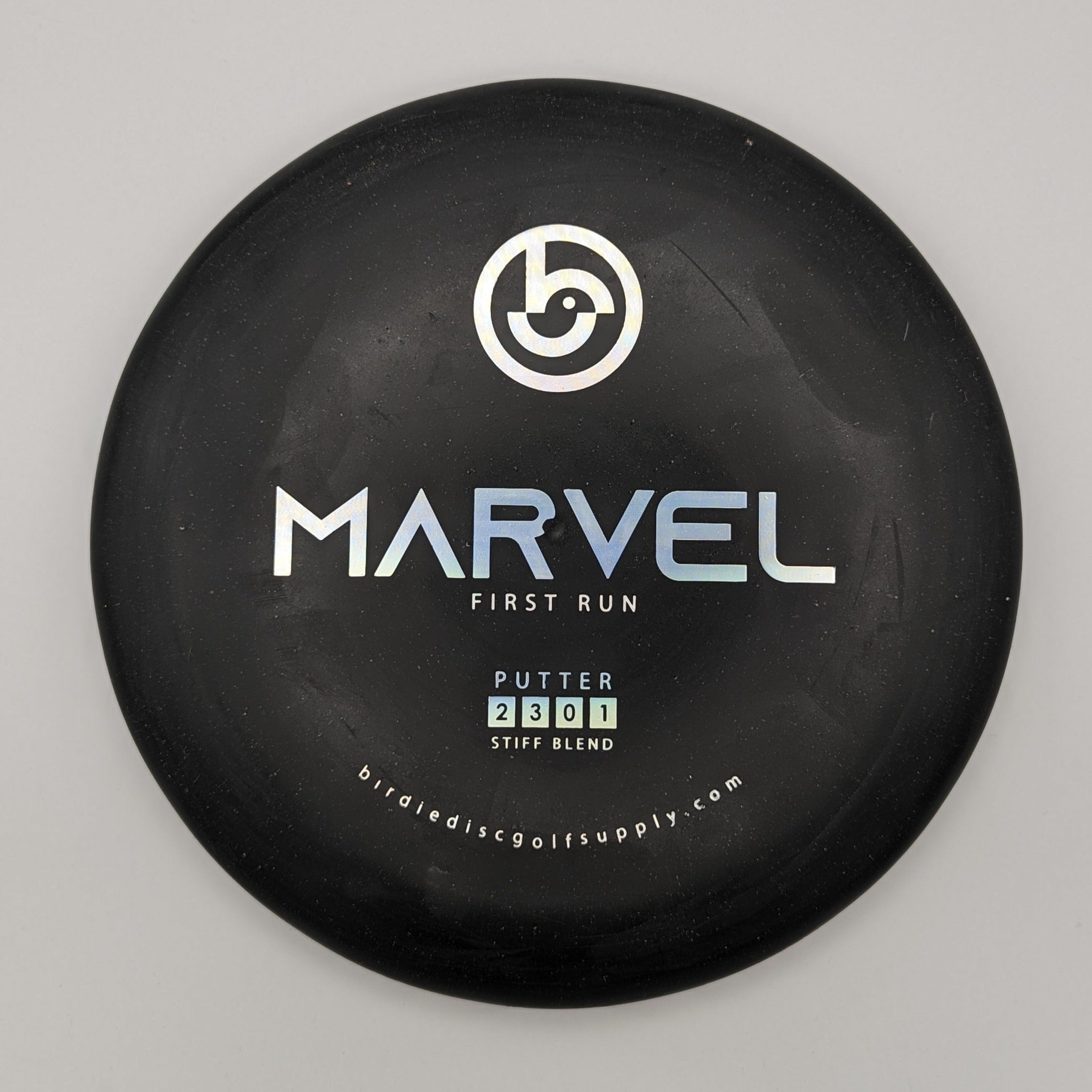 BIRDIE DISC GOLF SUPPLY CO. Putt & Approach Marvel Stiff Blend Black