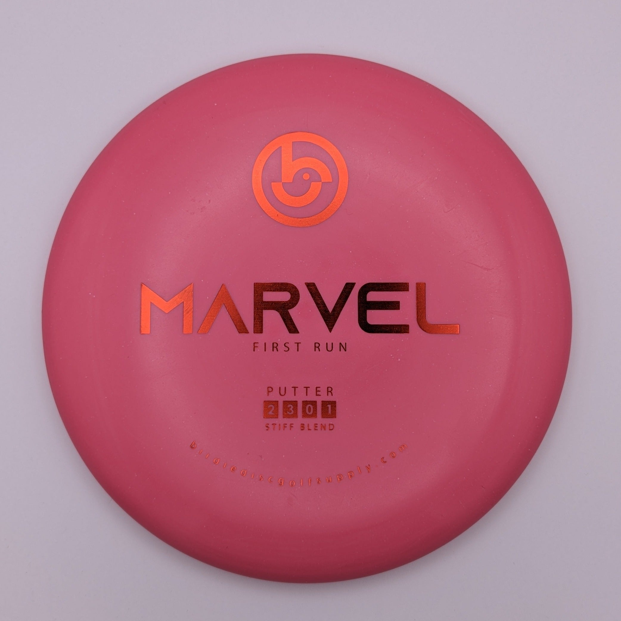 BIRDIE DISC GOLF SUPPLY CO. Putt & Approach Marvel Stiff Blend Pink