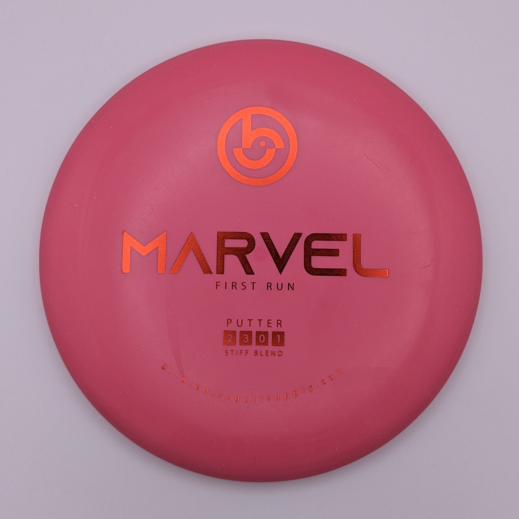 BIRDIE DISC GOLF SUPPLY CO. Putt & Approach Marvel Stiff Blend Pink