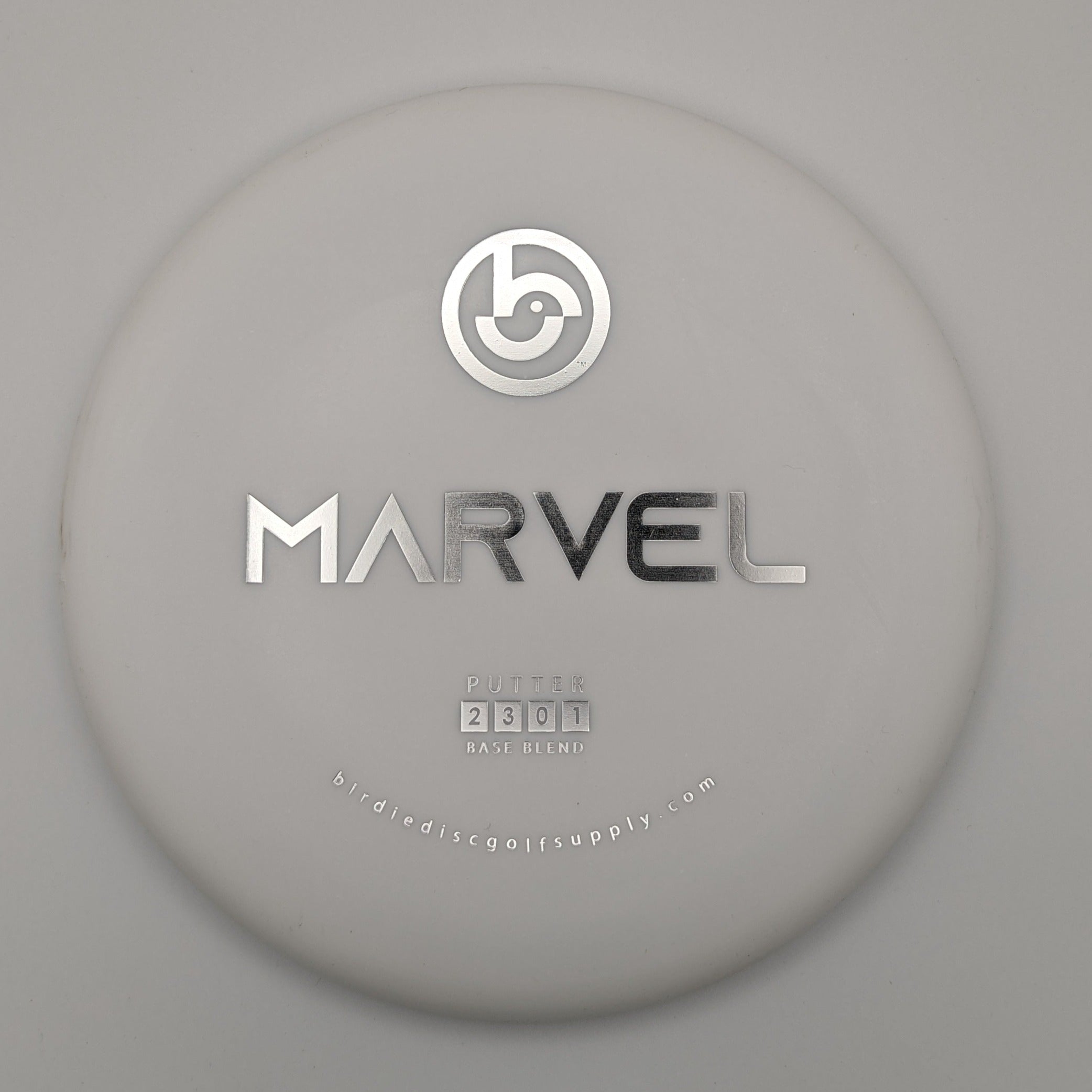 BIRDIE DISC GOLF SUPPLY CO. Putt & Approach Marvel Base Blend White