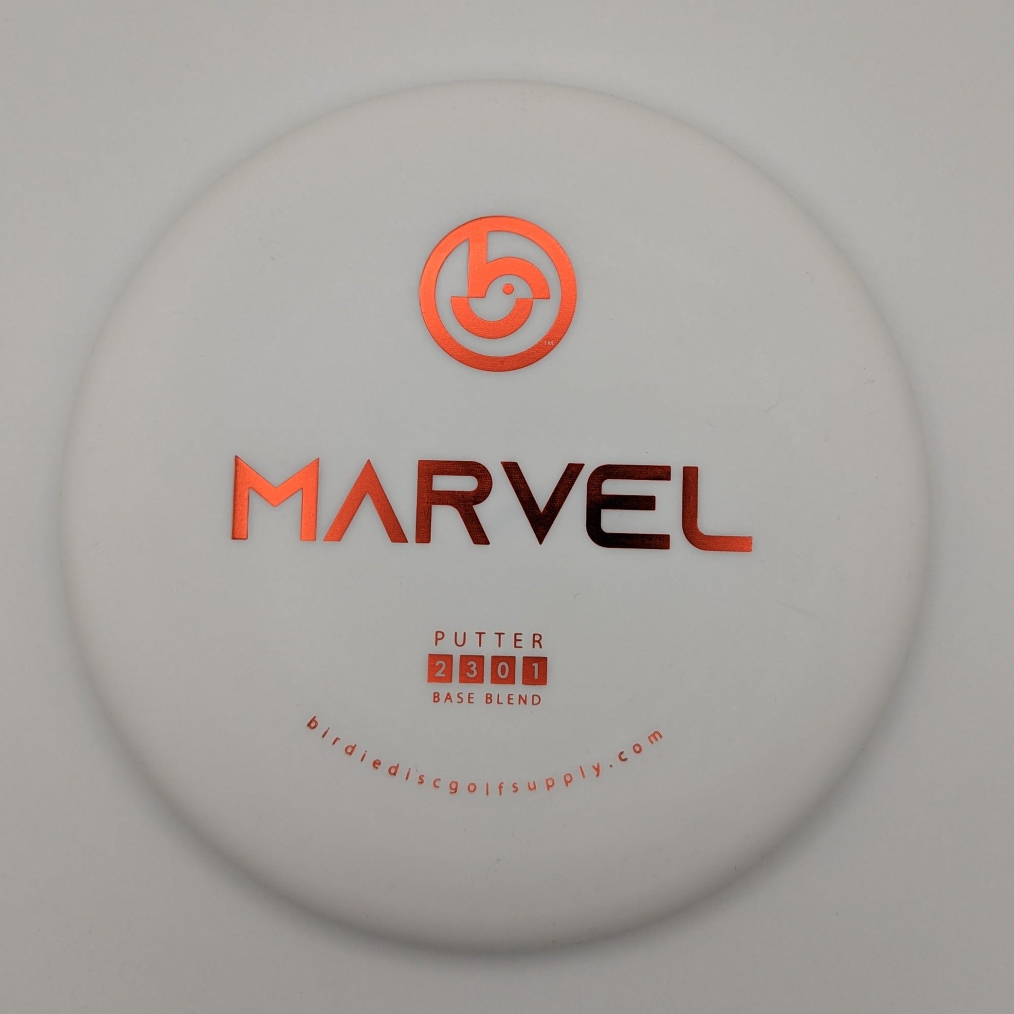 BIRDIE DISC GOLF SUPPLY CO. Putt & Approach Marvel Base Blend White
