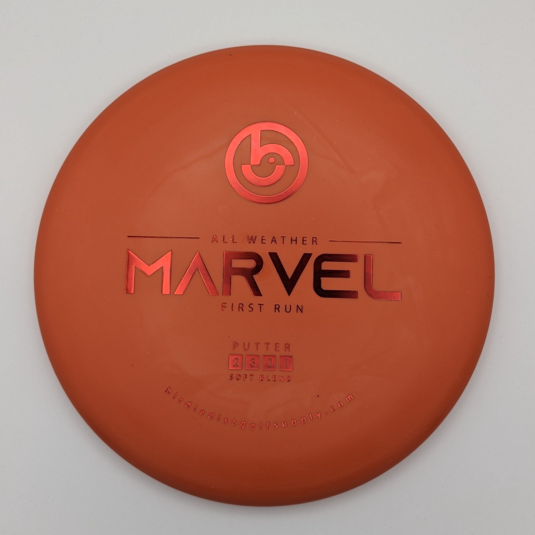 BIRDIE DISC GOLF SUPPLY CO. Putt & Approach Marvel Soft Blend Orange