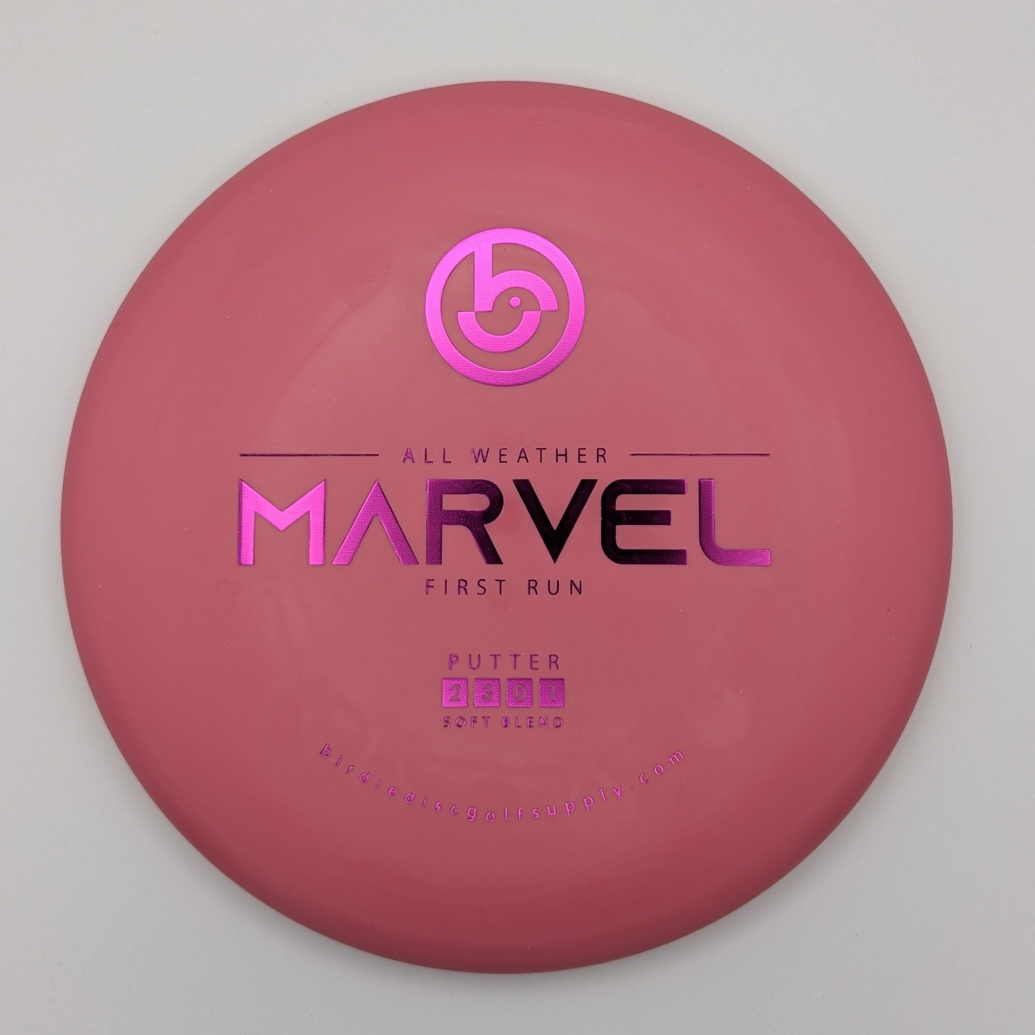 BIRDIE DISC GOLF SUPPLY CO. Putt & Approach Marvel Soft Blend Pink