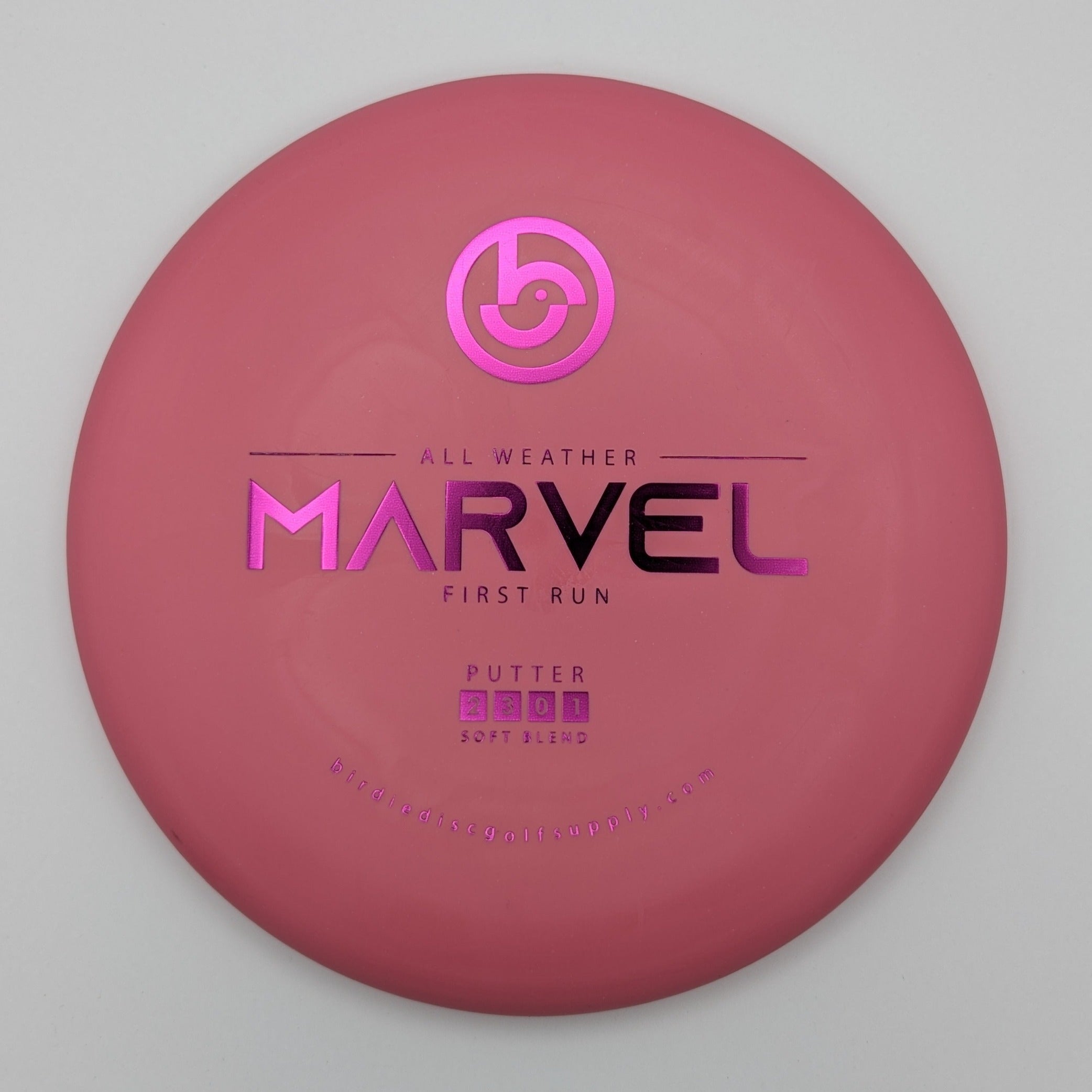 BIRDIE DISC GOLF SUPPLY CO. Putt & Approach Marvel Soft Blend Pink