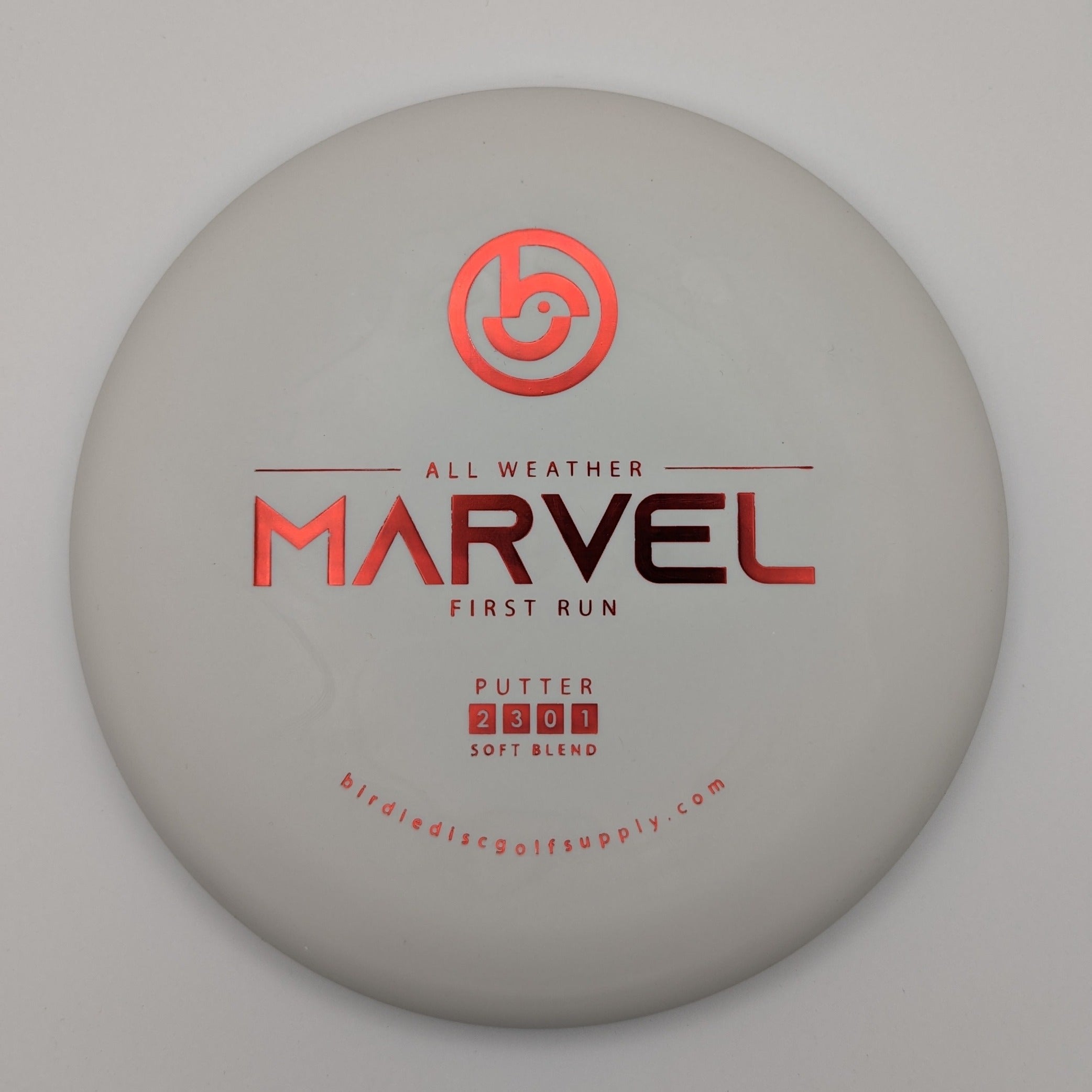 BIRDIE DISC GOLF SUPPLY CO. Putt & Approach Marvel Soft Blend White