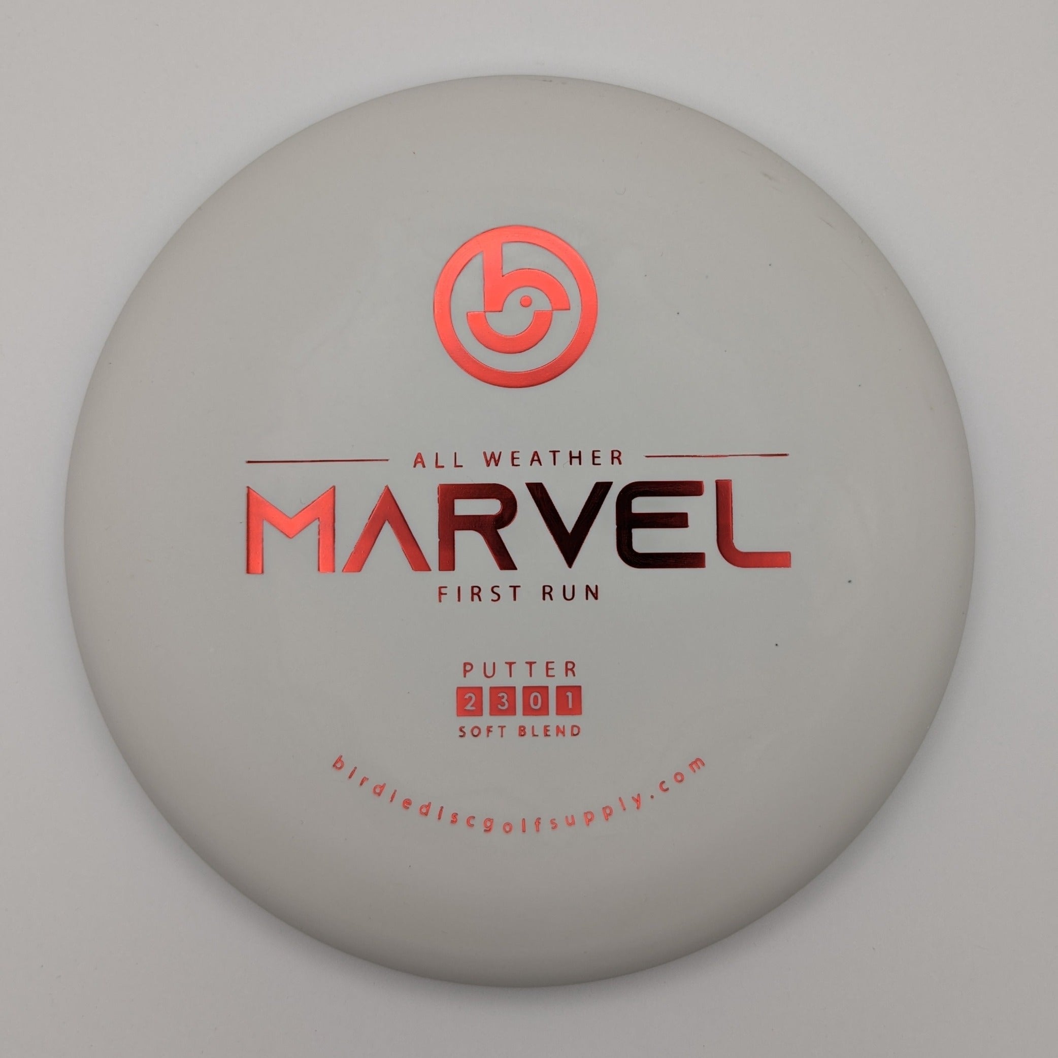 BIRDIE DISC GOLF SUPPLY CO. Putt & Approach Marvel Soft Blend White