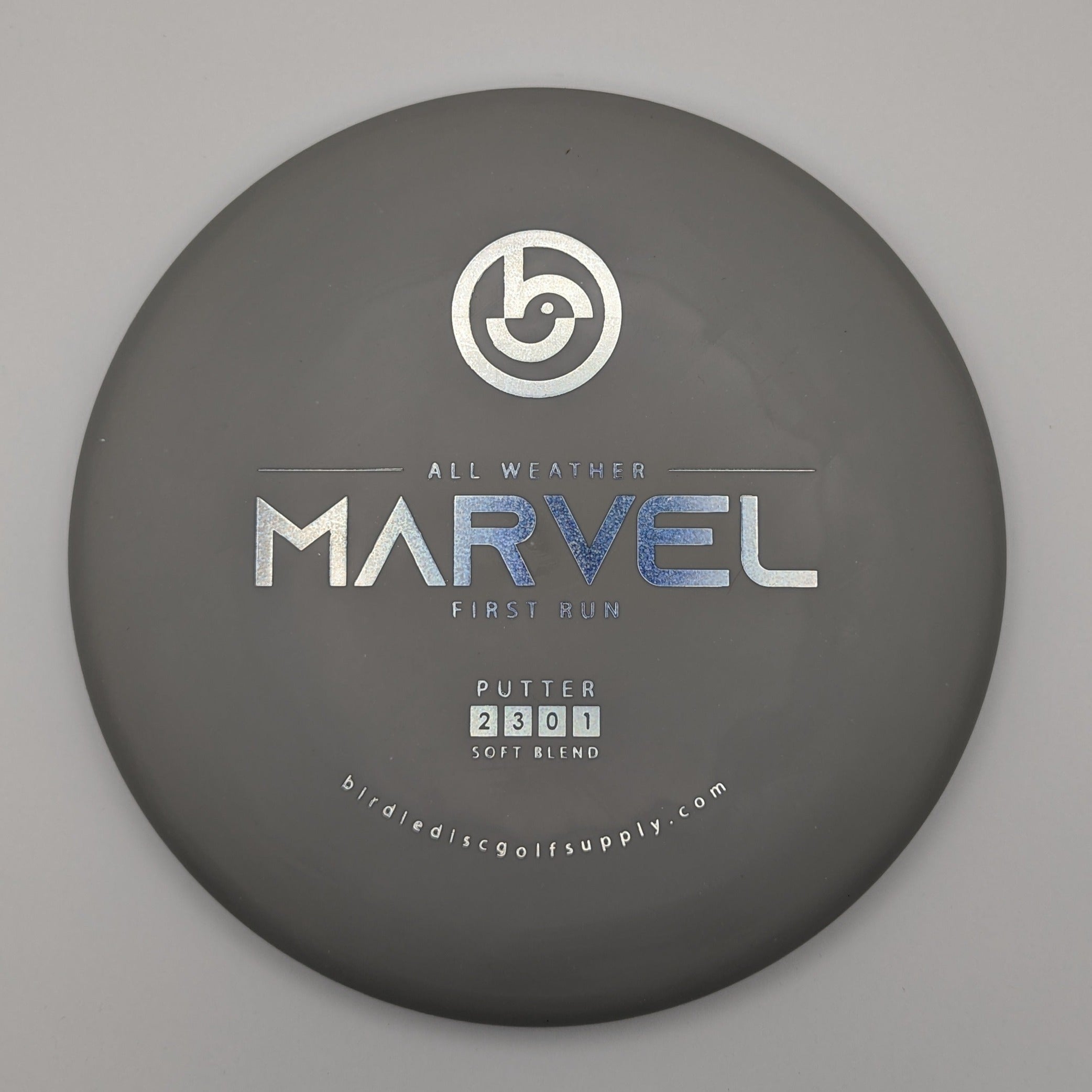 BIRDIE DISC GOLF SUPPLY CO. Putt & Approach Marvel Soft Blend Gray