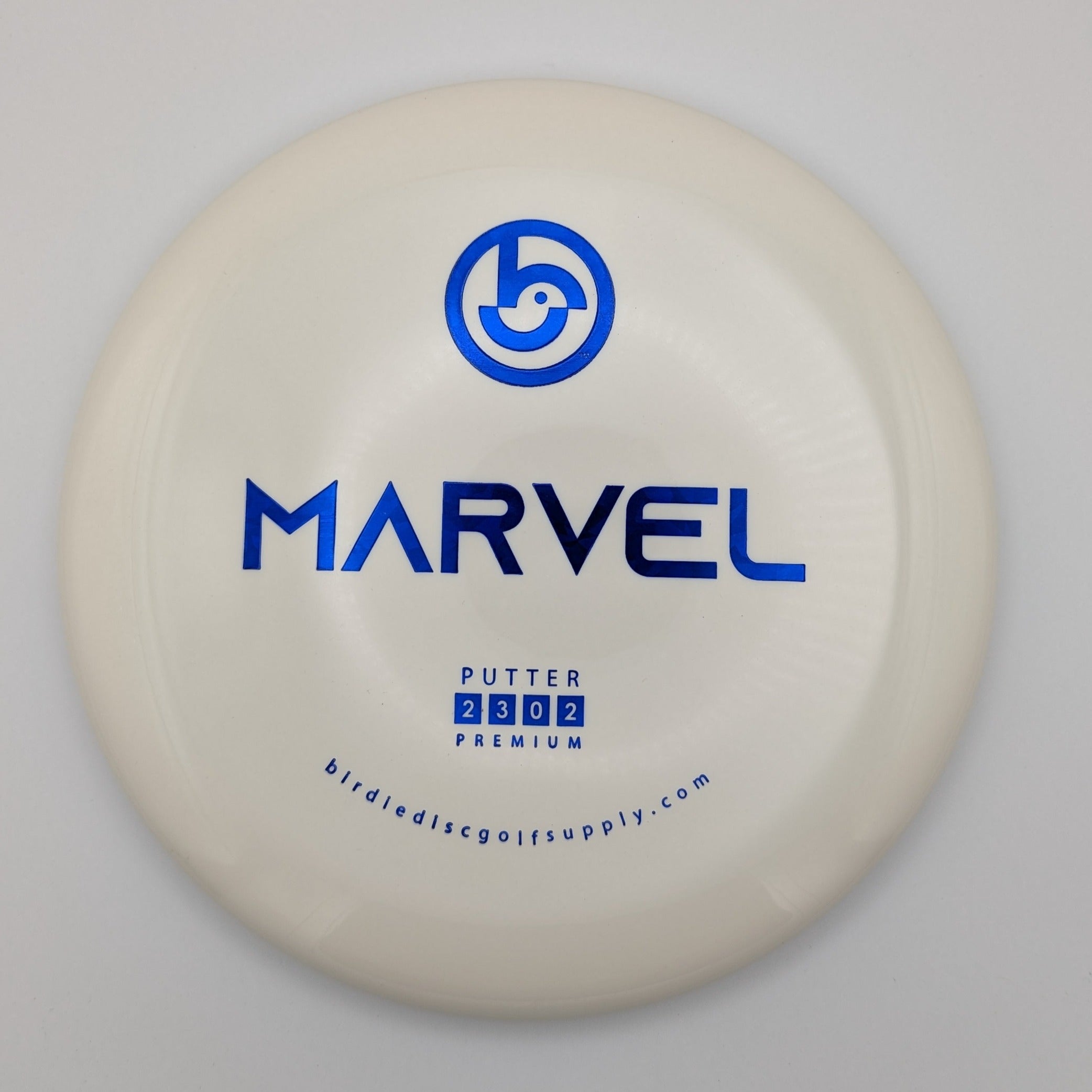 BIRDIE DISC GOLF SUPPLY CO. Putt & Approach Marvel Premium White