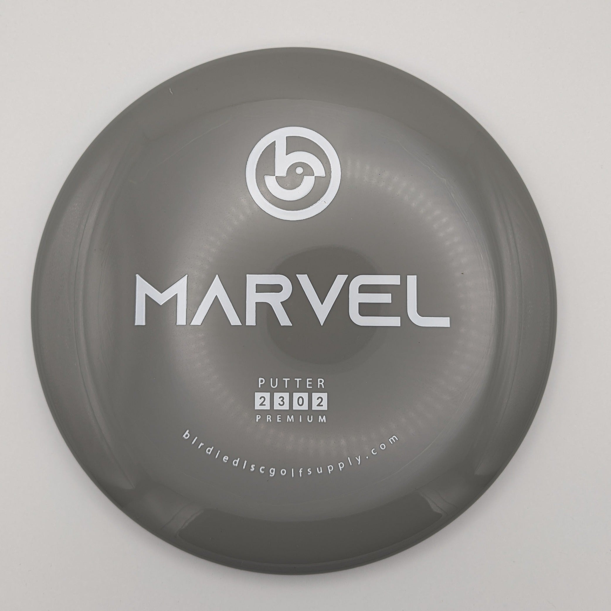 BIRDIE DISC GOLF SUPPLY CO. Putt & Approach Marvel Premium Gray