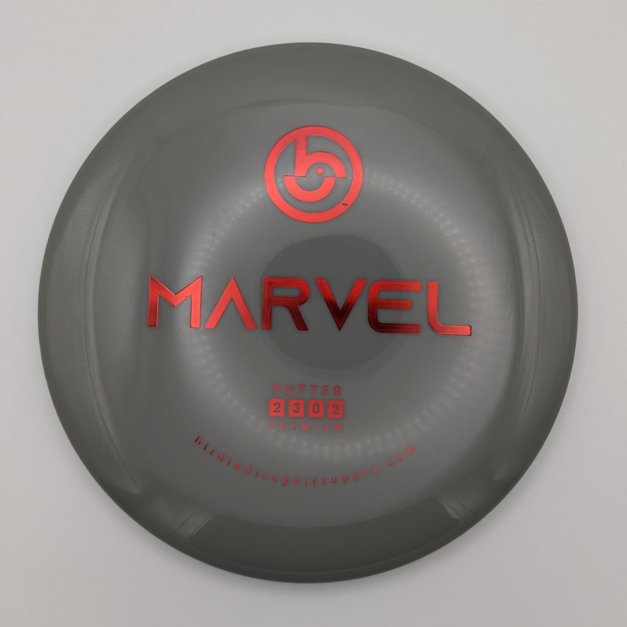 BIRDIE DISC GOLF SUPPLY CO. Putt & Approach Marvel Premium Gray