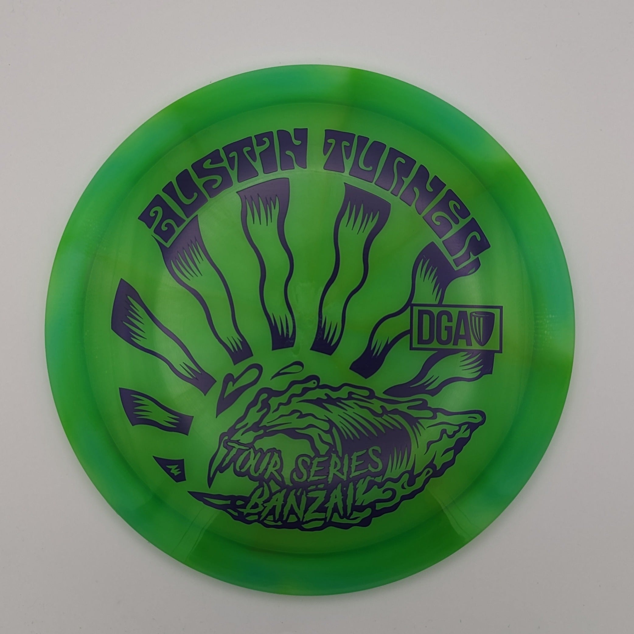 DGA Fairway Driver Banzai Pro-Line Austin Turner’'s 2023 Tour Series Swirl Green