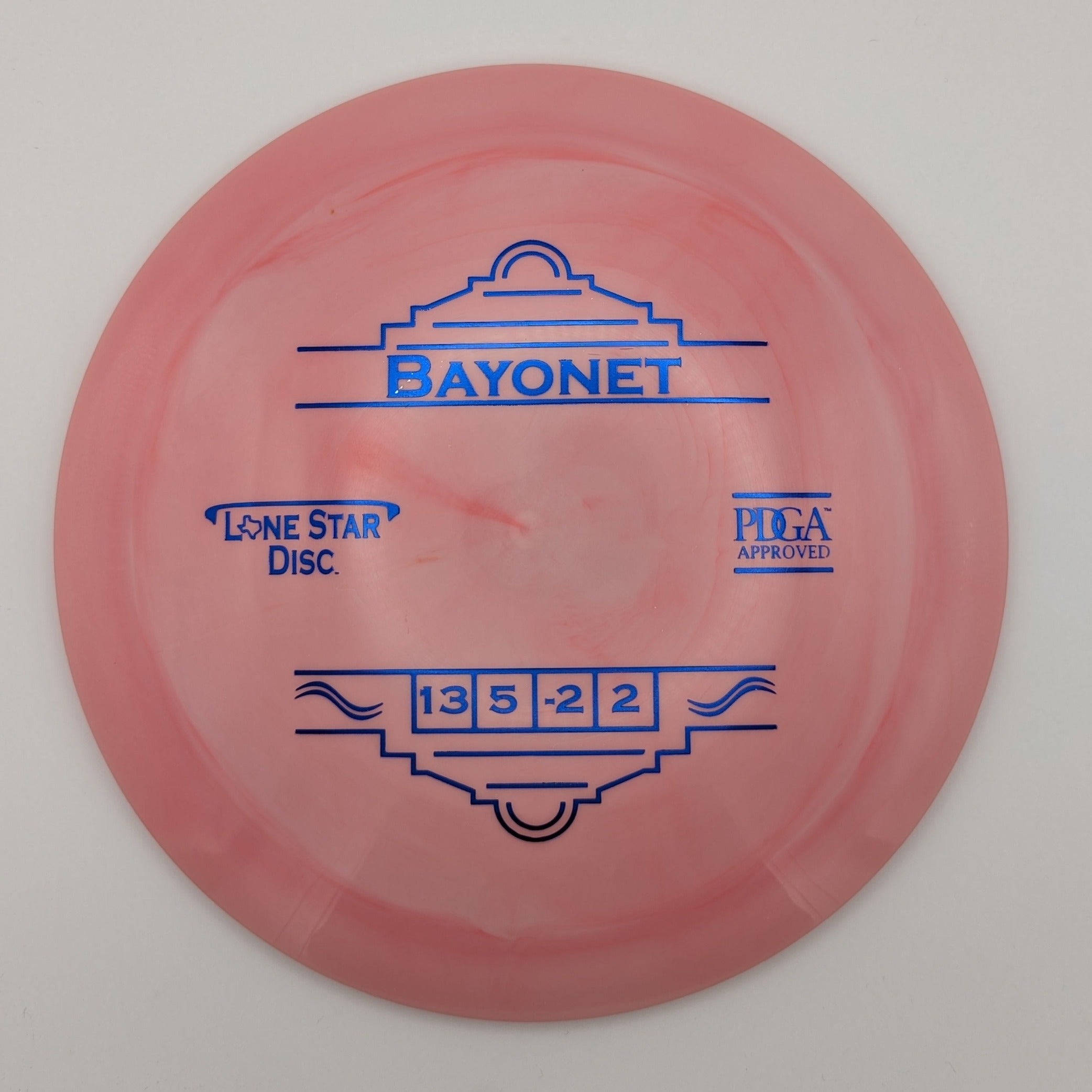 LONE STAR DISC Distance Driver Bayonet Alpha Plastic Pink