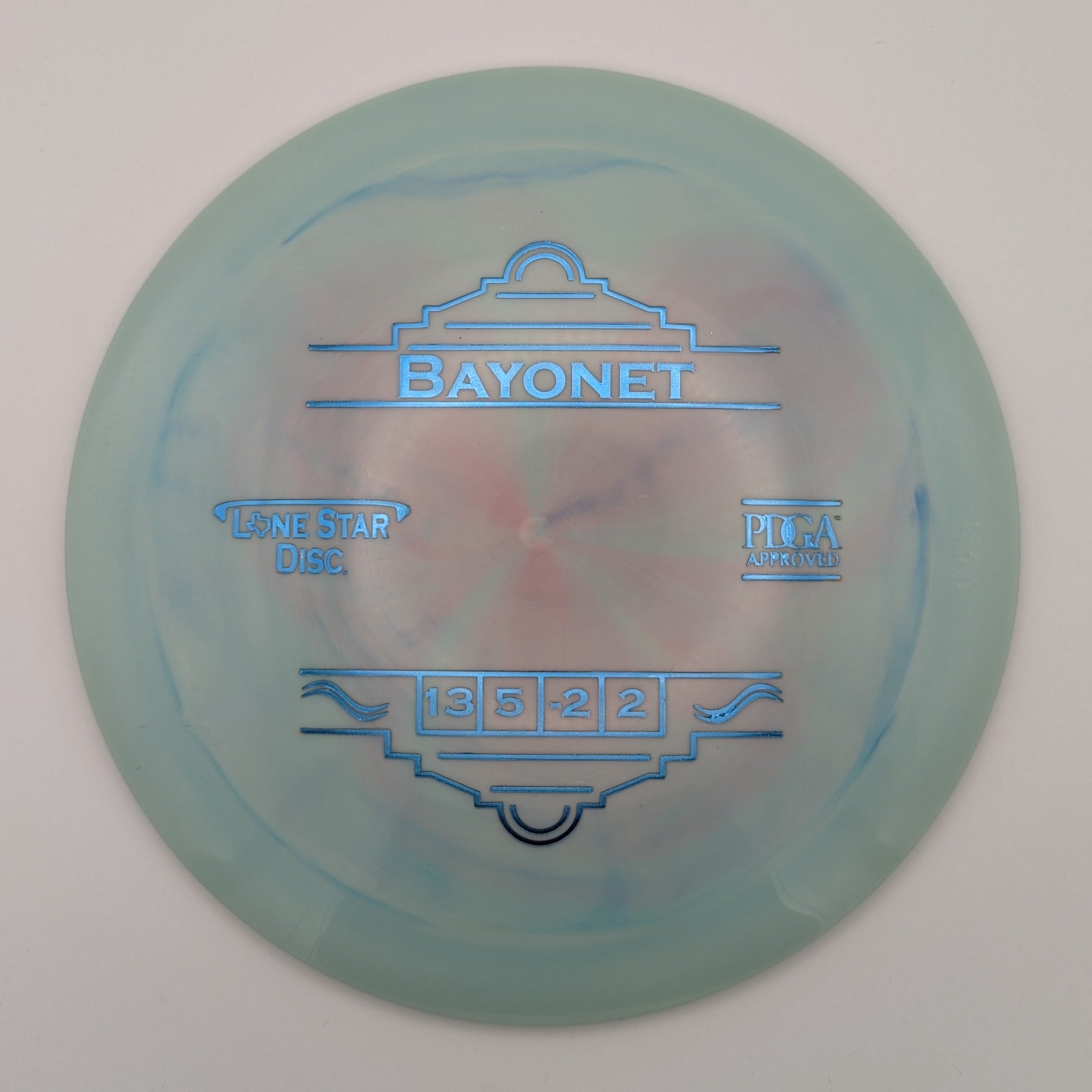 LONE STAR DISC Distance Driver Bayonet Alpha Plastic Blue