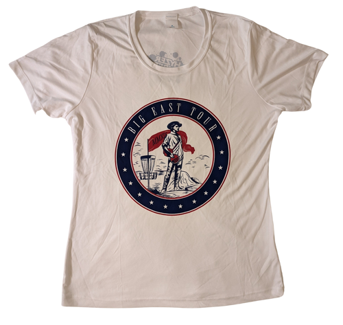 SPORT TEK Short Sleeved Dri Fit Shirt with Big East Tour Logo