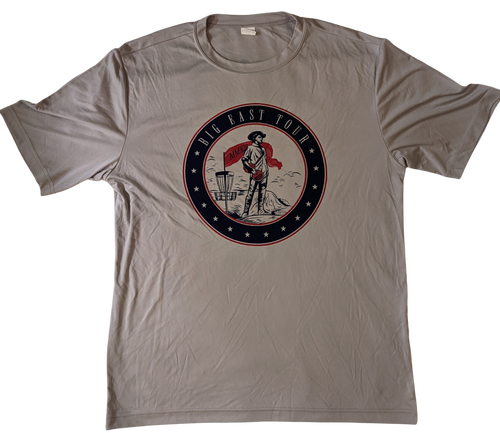 SPORT TEK Short Sleeved Dri Fit Shirt with Big East Tour Logo