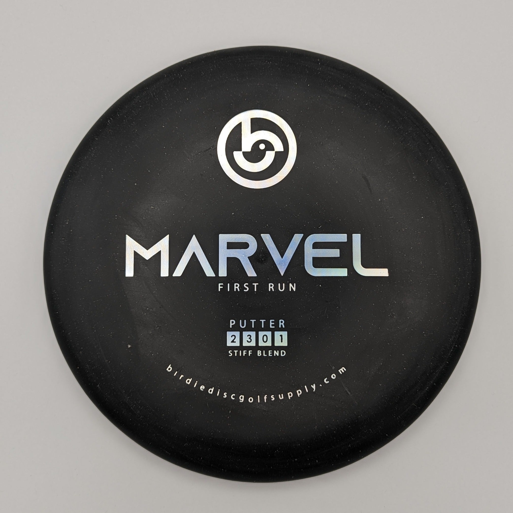 BIRDIE DISC GOLF SUPPLY CO. Putt & Approach Marvel Stiff Blend Black