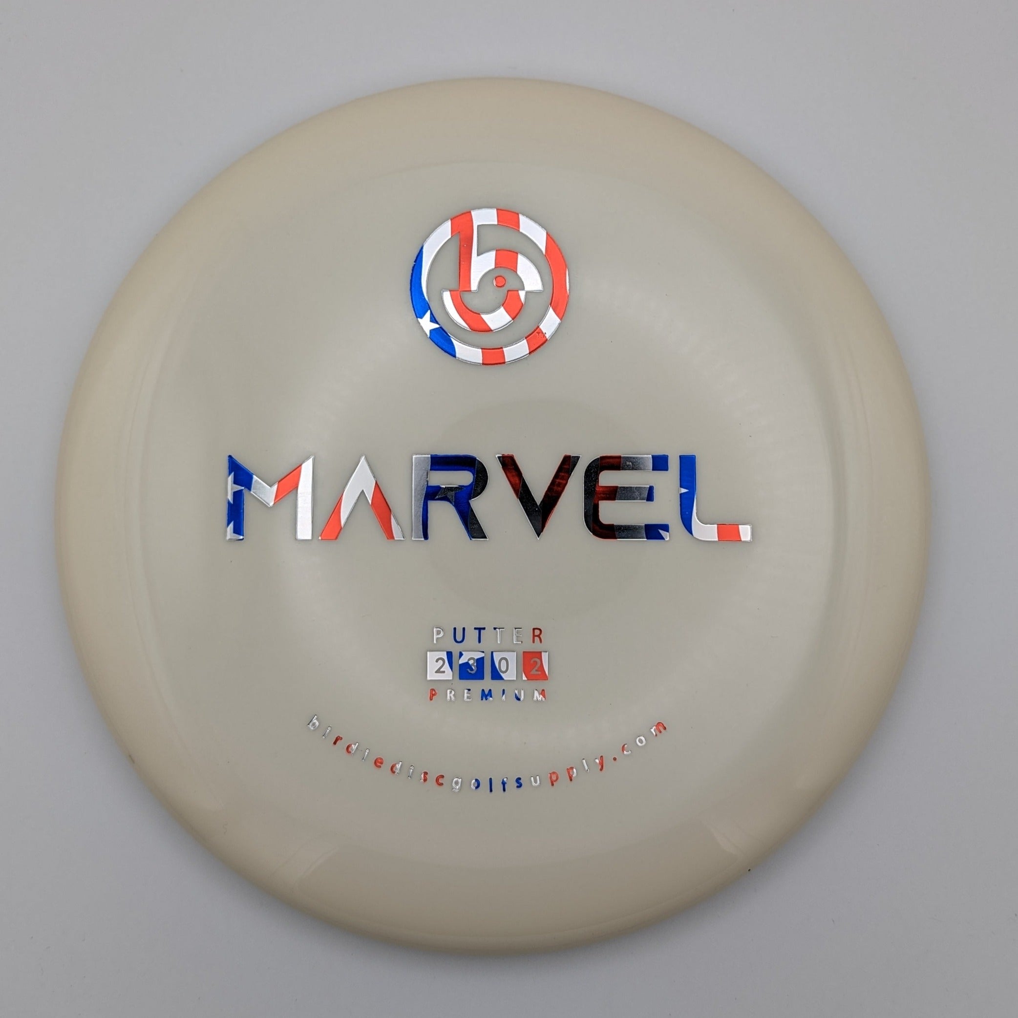 BIRDIE DISC GOLF SUPPLY CO. Putt & Approach Marvel Premium White
