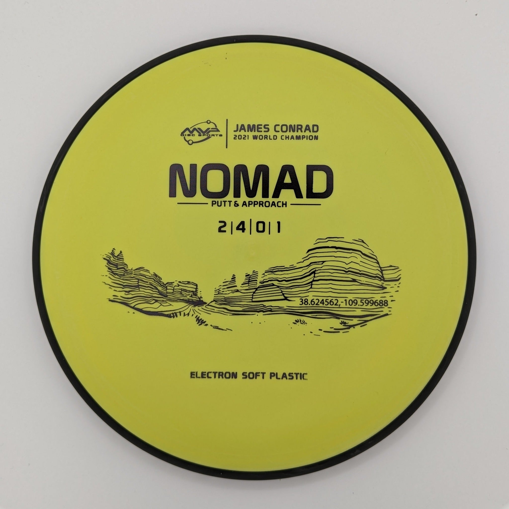 MVP Putt & Approach Nomad Electron Soft Plastic Yellow