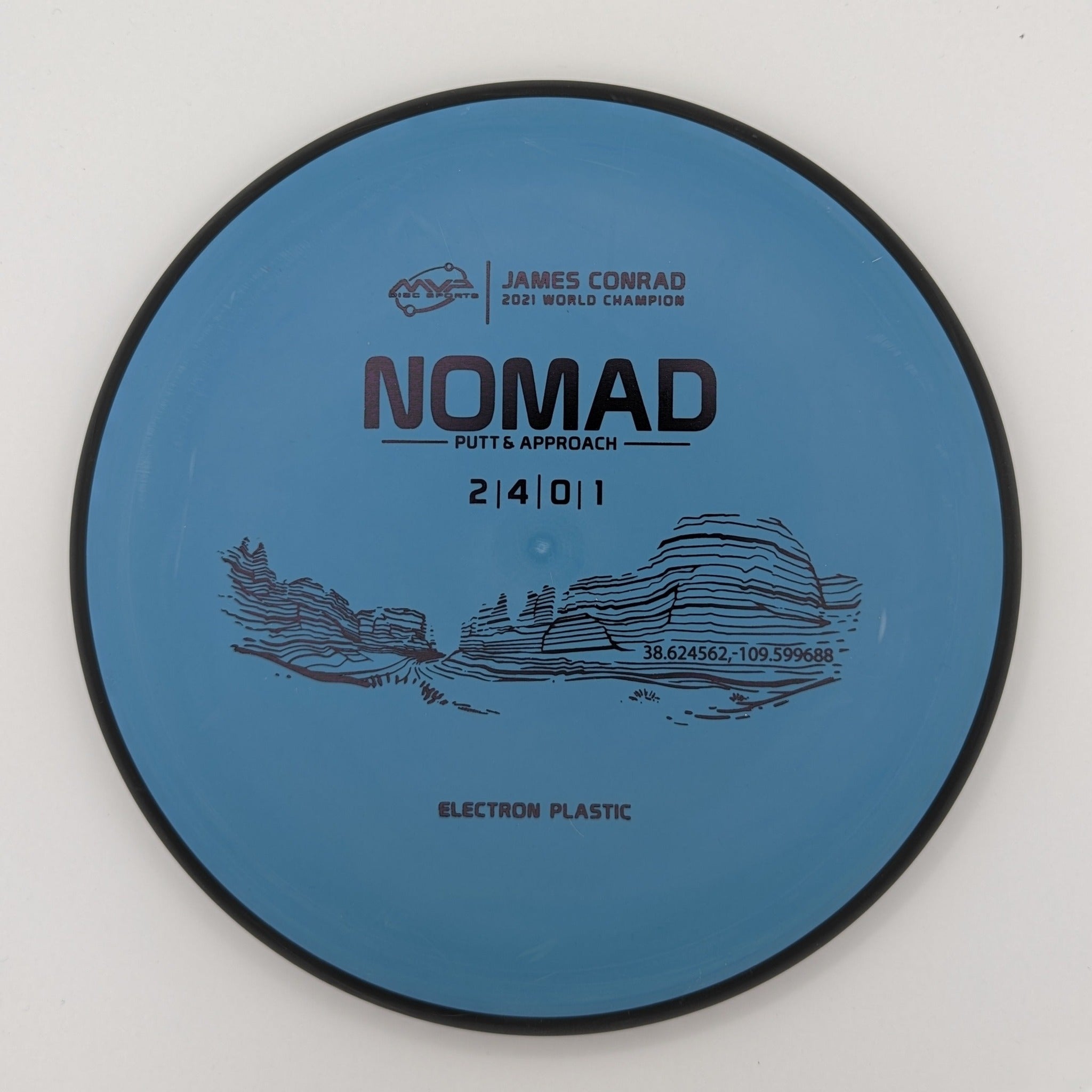 MVP Putt & Approach Nomad Electron Plastic Blue