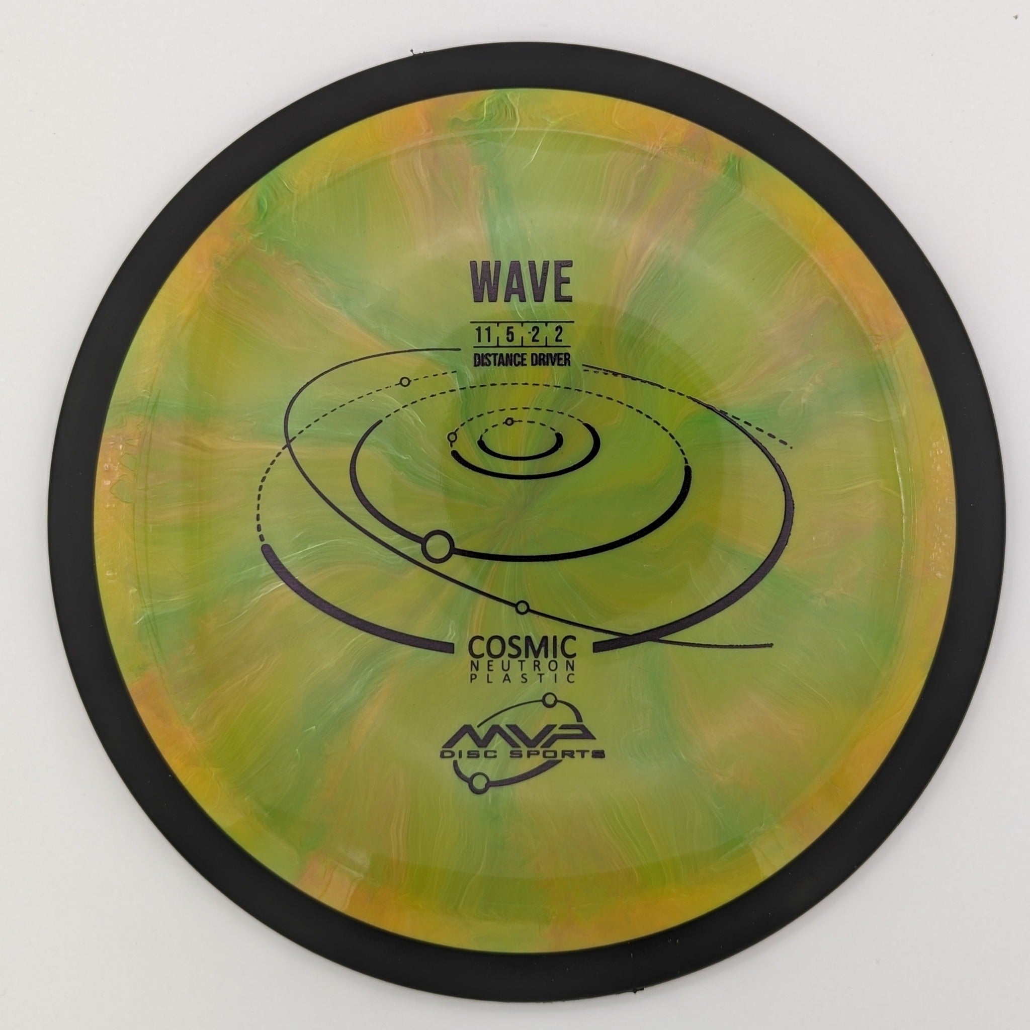 MVP Distance Driver Wave Cosmic Neutron Plastic Yellow Green