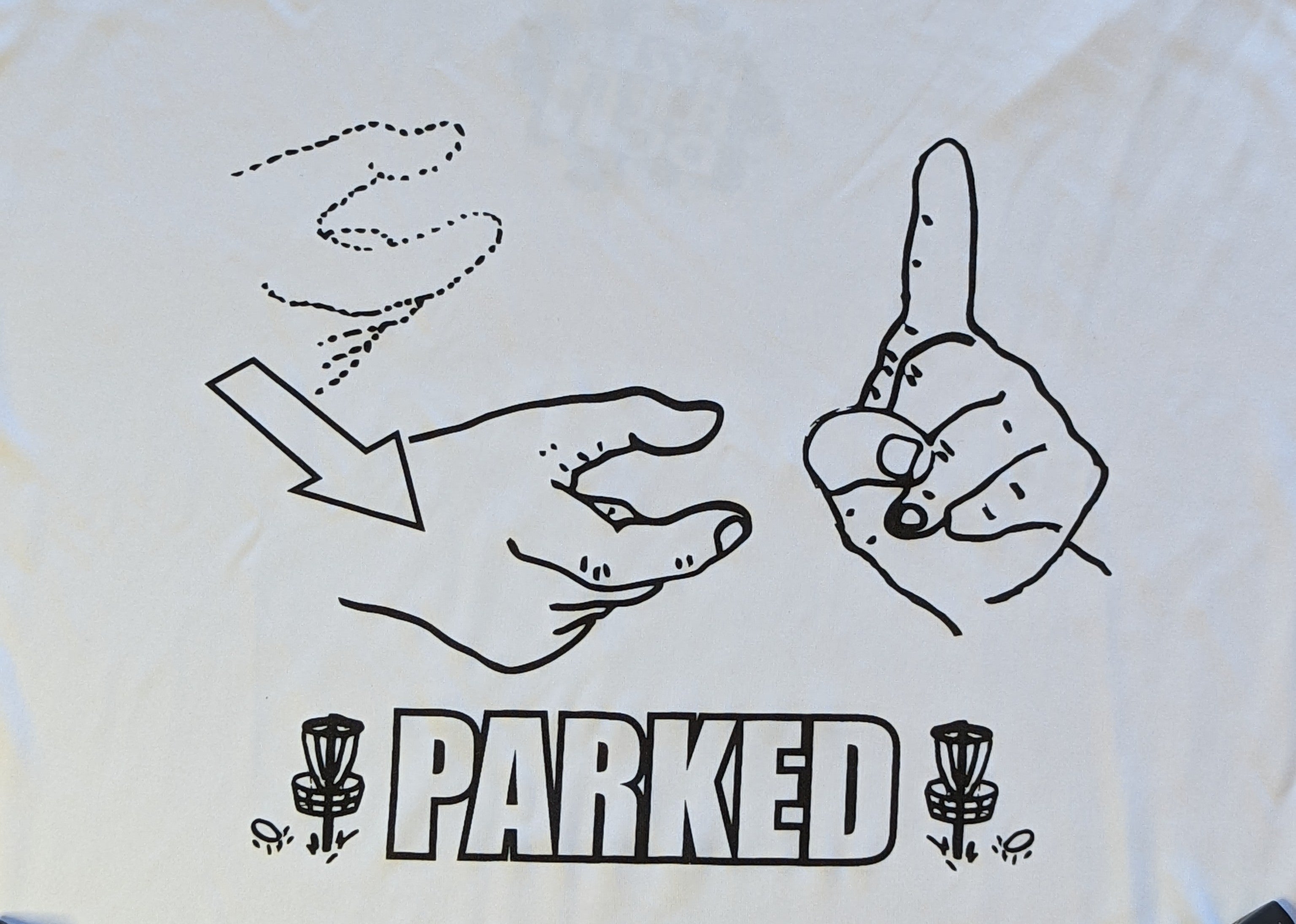 SPORT TEK Short Sleeved Dri Fit Shirt with PARKED ASL Logo
