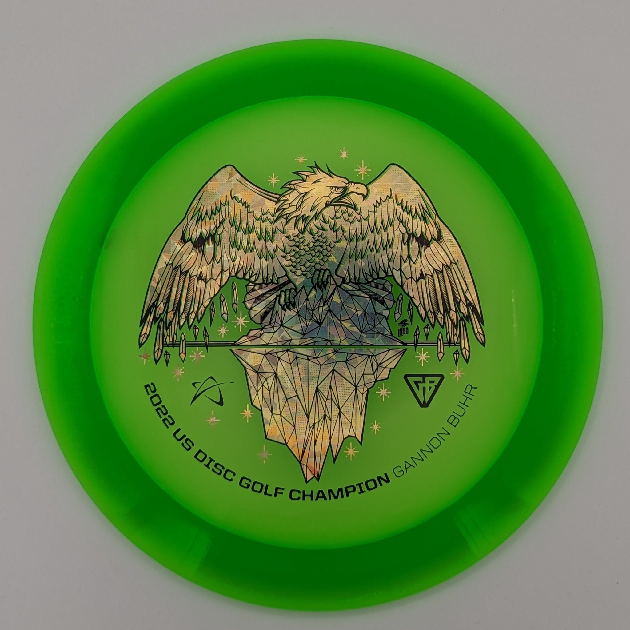 PRODIGY Distance Driver D1 400 Plastic Gannon Buhr U.S. Champion Stamp Green