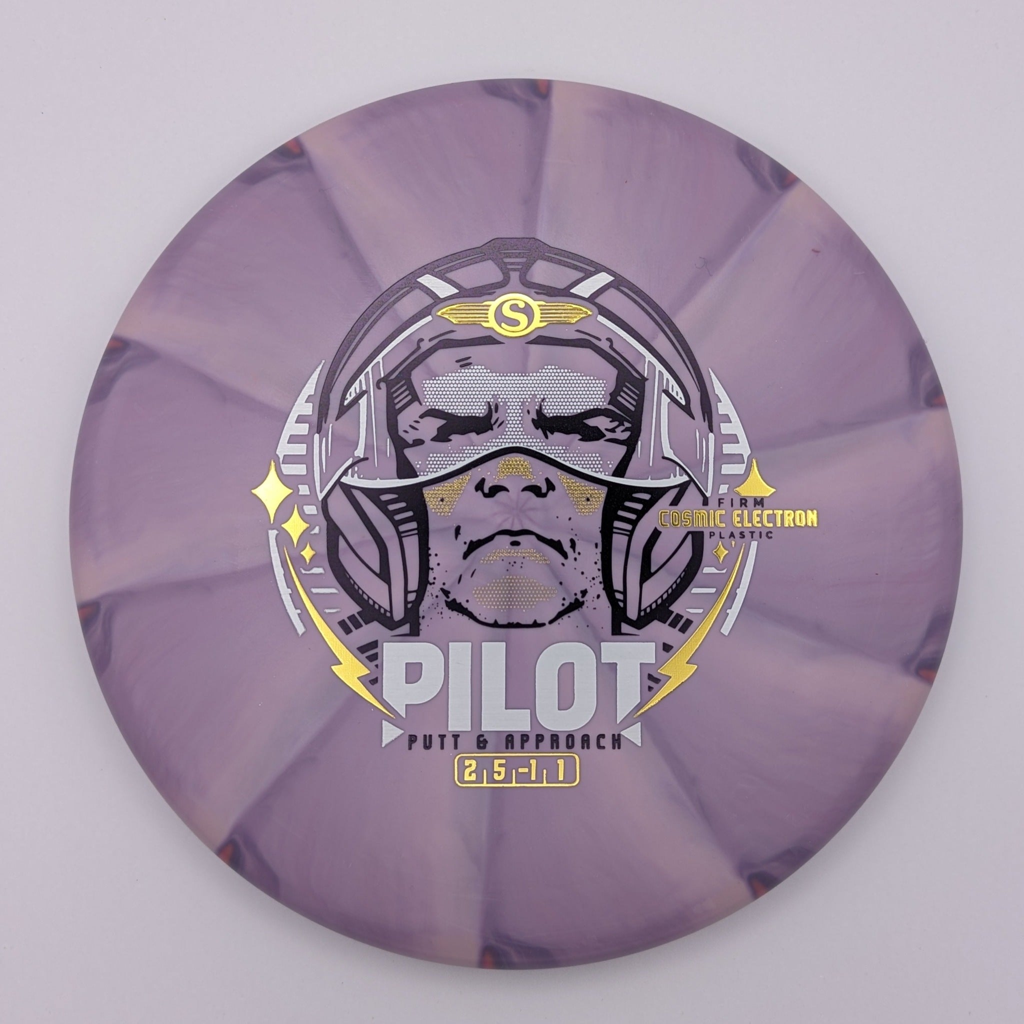 STREAMLINE Putt & Approach Pilot Firm Cosmic Electron Plastic Light Purple