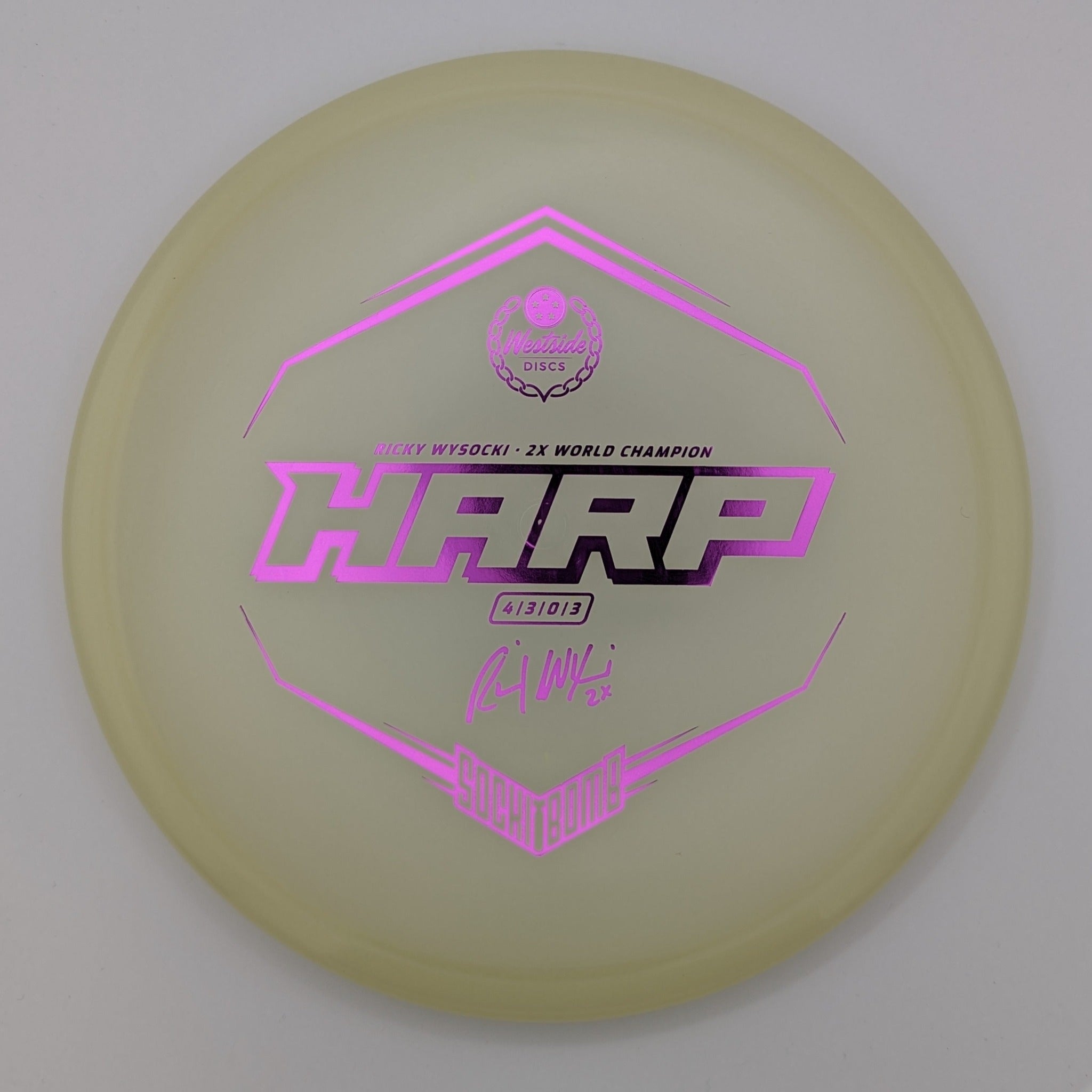 WESTSIDE Putt & Approach Harp Moonshine Ricky Wysocki Sockibomb Stamp Glow